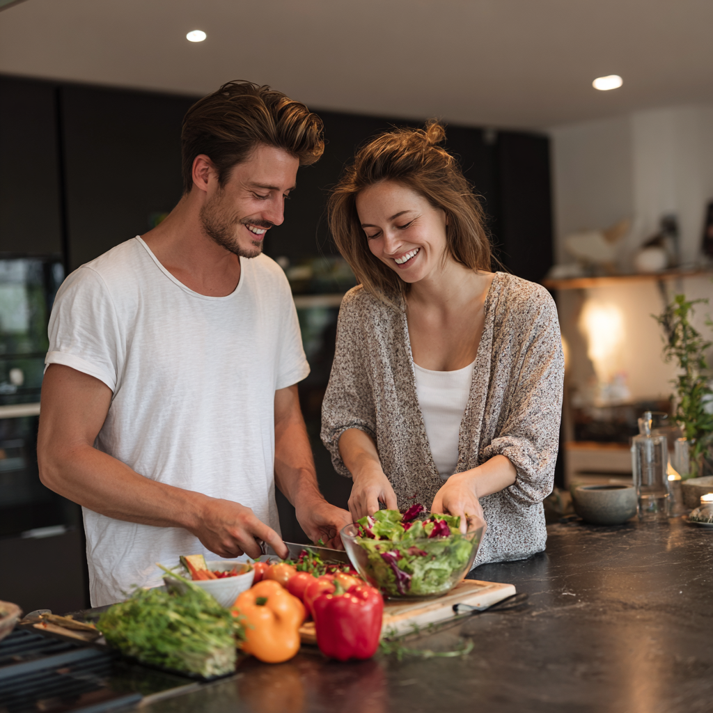 Diverse group of Hungarian adults of different ages exercising outdoors in a park setting, demonstrating healthy active lifestyle across generations